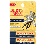 Burt's Bees Lip Care 2-Pack Vanilla Bean Lip Balms 0.15 oz. blister box