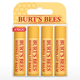 Burt's Bees Lip Care 4-Pack Beeswax Lip Balms 0.15 oz. tube