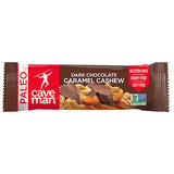 Caveman Foods Nutrition Bars Dark Chocolate Caramel Cashew 12 (1.4 oz.) bars per box