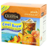 Celestial Seasonings Cool Brew Teas Peach Ice 40 tea bags