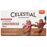 Celestial Seasonings Holiday Teas Gingerbread Spice Herb Tea 20 tea bags