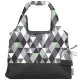 ChicoBag Shopping Bags Vita, Matrix (Gray, Black, Green Triangles) Vita Abstract