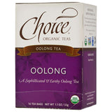 Choice Teas Organic Teas Oolong 16 tea bags