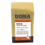 DOMA Coffee Roasting Company Fair Trade Coffee Brazil (Candied Lemon, Cashew, Molasses) Whole Bean 12 oz.