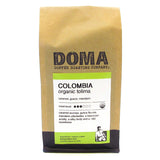 DOMA Coffee Roasting Company Fair Trade Coffee Colombia (Caramel, Guava, Mandarin) Organic Whole Bean 12 oz.