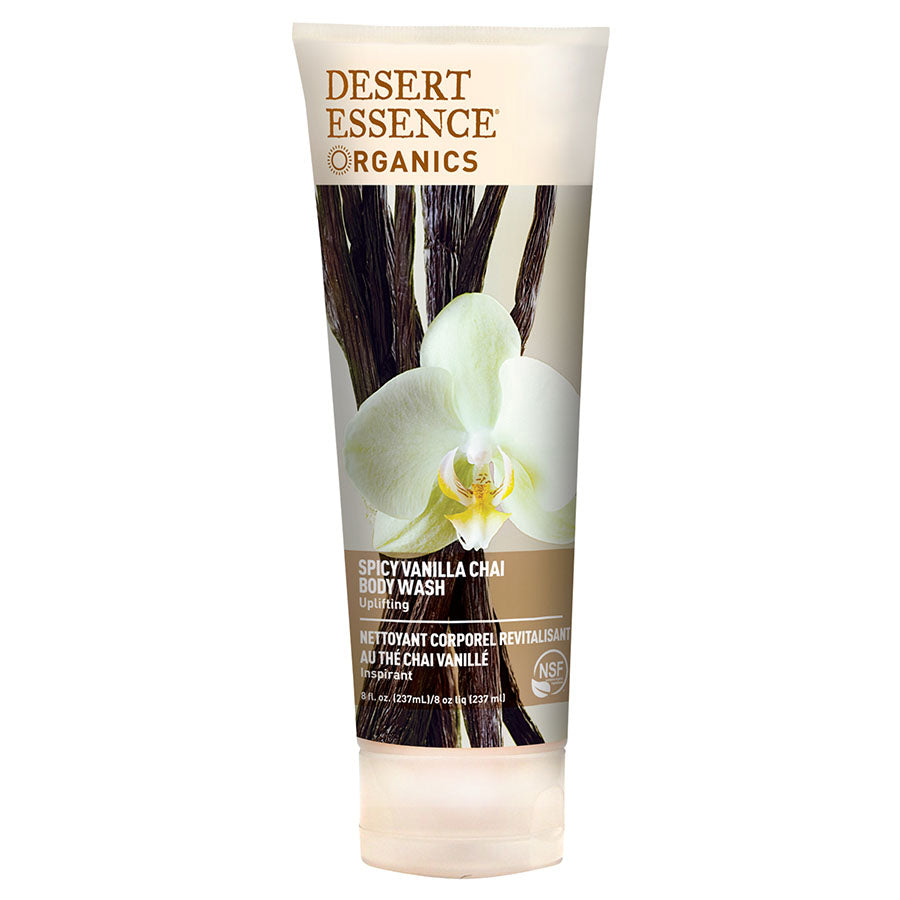 Desert Essence Organics Vanilla Chai Body Washes 8 fl. oz.