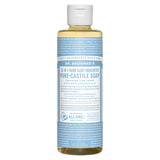 Dr. Bronner's Magic Soaps 18-in-1 Hemp Pure Castile Soaps Baby, Unscented 8 fl. oz.