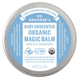 Dr. Bronner's Magic Soaps Certified Organic Body Care Baby Unscented Magic Balms 2 oz.
