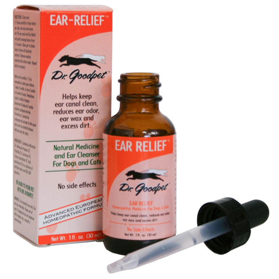 Dr. Goodpet Homeopathic Remedies Ear Relief 1 fl. oz. (with dropper)