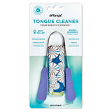 Dr. Tung's Oral Care Comfort-Grip Tongue Cleaner, Stainless Steel with Assorted Grip Colors