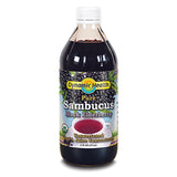 Dynamic Health Juice Concentrates Organic Sambucus Black Elderberry, Glass 16 fl. oz.