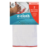 E-Cloth 2 Cloth Packs Wash & Wipe Dish Cloths 12 1/2" x 12 1/2"