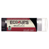 Eco Lips Eco Tints Plush Red Naturally Glistening Lip Moisturizers 0.15 oz. tubes