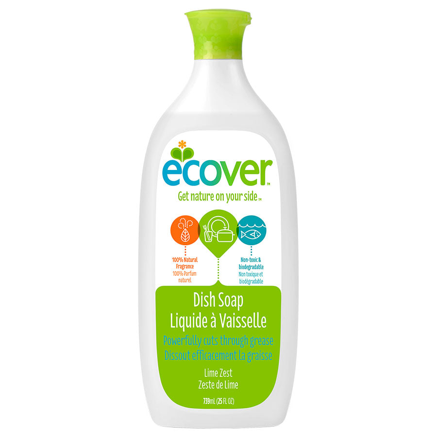 Ecover Natural Dish Soap, Lime Zest 25 fl. oz.