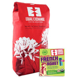 Equal Exchange Organic Coffee French Roast Bulk Whole Bean Blends 5 lb.