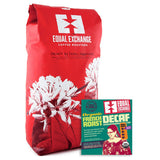 Equal Exchange Organic Coffee French Roast Decaf Bulk Whole Bean Blends 5 lb.