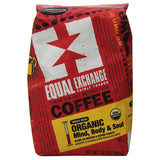Equal Exchange Organic Coffee Mind, Body & Soul Packaged Whole Bean 12 oz.