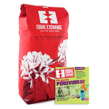 Equal Exchange Organic Coffee Peruvian Bulk Whole Bean Single Origins 5 lb.