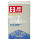 Equal Exchange Organic Teas C=Caffeine English Breakfast Decaffeinated Black Teas 20 tea bags