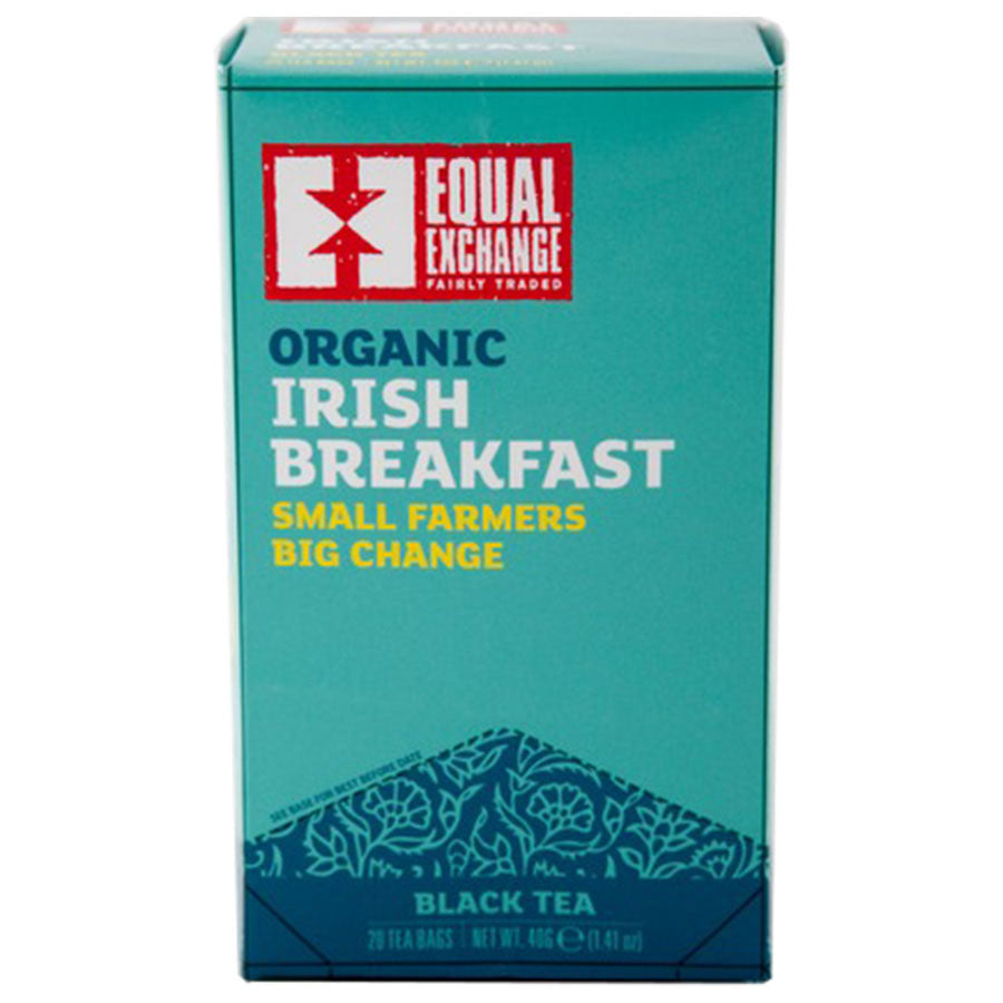 Equal Exchange Organic Teas C=Caffeine Irish Breakfast Black Teas 20 tea bags