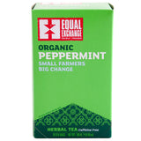 Equal Exchange Organic Teas C=Caffeine Peppermint Herbal Teas 20 tea bags
