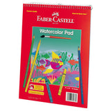 Faber Castell Paper Watercolor Pad 9" x 12" 15 sheets Made from 50% post-consumer recycled materials