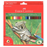 Faber Castell Pencils Triangular Colored EcoPencils 24 count