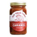Fat Toad Farm Traditional Goat's Milk Caramel Cinnamon 8 oz. glass jar