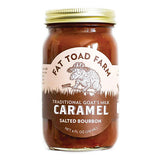 Fat Toad Farm Traditional Goat's Milk Caramel Salted Bourbon 8 oz. glass jar