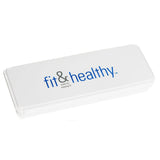 Fit & Healthy Vitamin & Tablet Storage Seven Day Vitamin Pack (6 1/2" x 2 1/2" x 1 1/4") 7 compartments with labels, holds 175 tablets