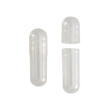 Frontier Bulk Clear Gelatin Capsules, Size "0", 1000 ct.