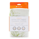 Full Circle Cleaning Cloths & Towels Clean Again Super Absorbent Cleaning Cloths 2 pack, Tea Buds