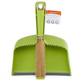 Full Circle Natural Cleaning Solutions Clean Team Brush & Dust Pan Set, Green
