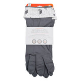 Full Circle Natural Cleaning Solutions Splash Patrol Natural Latex Cleaning Gloves, Large Gray