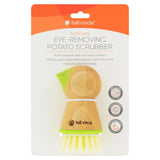Full Circle Scrub Brushes & Sponges Tater Mate Potato Brush with Eye Remover