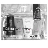 Giovanni Flight Attendant First Class Travel Kits D:Tox System Facial Kit