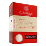 GladRags Washable Cotton Menstrual Pads Pantyliner 1-pack, Organic Undyed Cotton Pantyliners