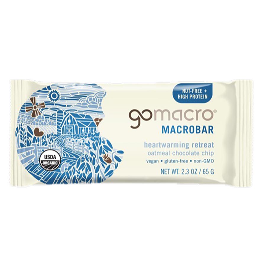GoMacro MacroBars Oatmeal Chocolate Chip 2.3 oz. 12 bars per box