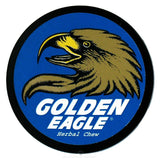 Golden Eagle Herbal Chew Non-Tobacco Chews Licorice Mint (Blue Label) 1.2 oz. plastic canisters