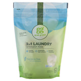 Grab Green 3-in-1 Laundry Detergents Fragrance-Free Pre-Measured Concentrated Powder Pods 24 Loads