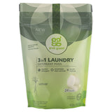 Grab Green 3-in-1 Laundry Detergents Vetiver Pre-Measured Concentrated Powder Pods 24 Loads
