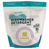 Grab Green Automatic Dishwashing Detergents Fragrance-Free Concentrated Powder with Scoop 80 Loads