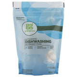 Grab Green Automatic Dishwashing Detergents Fragrance-Free Pre-Measured Concentrated Powder Pods 24 Loads