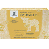 Grab Green Baby Newborn Dryer Sheets, Calming Chamomile 30 compostable sheets