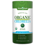 Green Foods Organic Chlorella Chlorella 500 mg 120 tablets