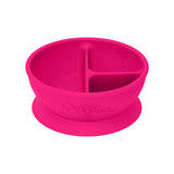 Green Sprouts Feeding Silicone 3-Section Suctioned Learning Bowl, Pink