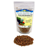 Handy Pantry Organic Sprouting Seeds Lentils, Green 8 oz.