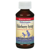 Herbs for Kids Respiratory Support Formulas Eldertussin Elderberry Syrup 4 fl. oz. Alcohol-Free