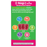 Hero Nutritionals Children Gummy Vitamins Omega 3 with Chia Seed, Vegetarian 90 count Yummi Bears