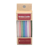 Honey Candle Co. Party Beeswax Candles 3" Birthday Candles, Pastel 20 count